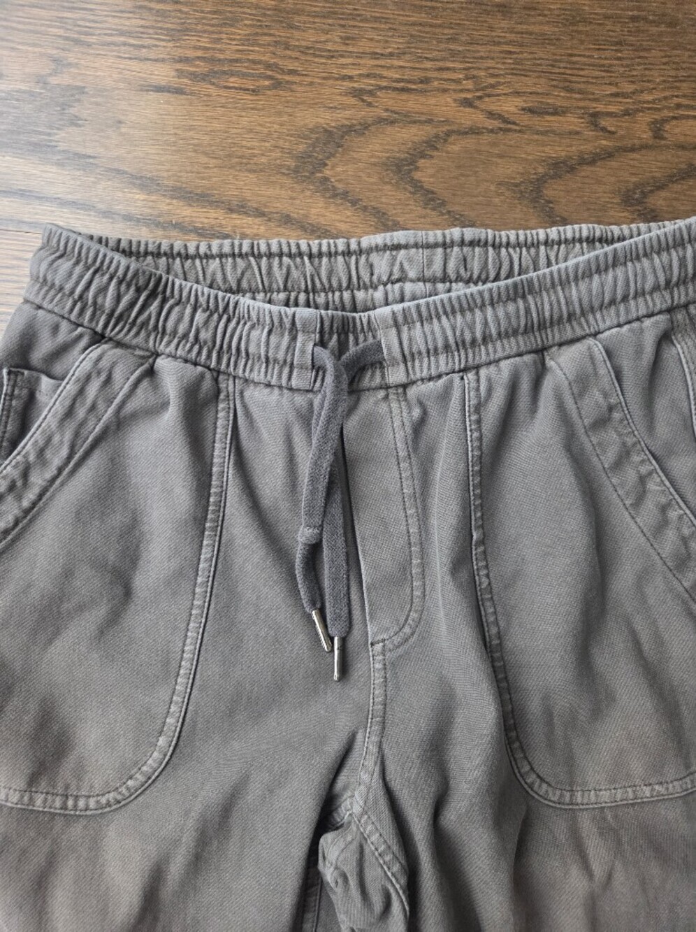 Athleta Women's Gray Drawstring Jogger Pants Sz.4 - Picture 2 of 9